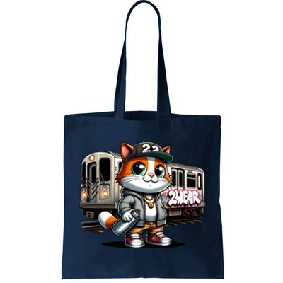 Spray And Purr: The Graffiti CatS Masterpiece Tote Bag