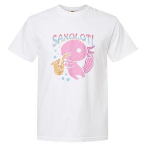 Saxolotl Axolotl Playing Saxophone Garment-Dyed Heavyweight T-Shirt