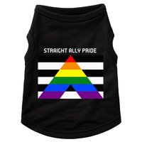 Straight Ally Pride Flag For Any Proud Heterosexual Ally Doggie Tank