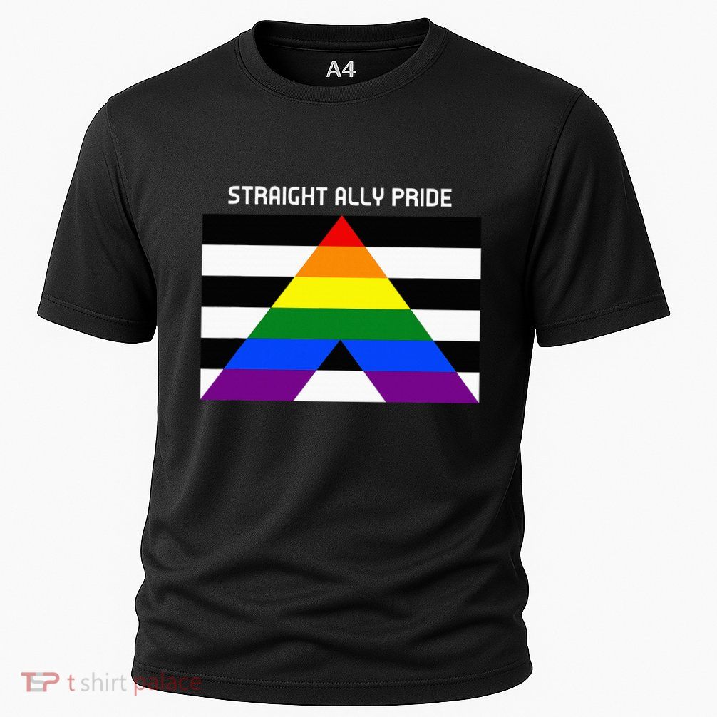 Straight Ally Pride Flag For Any Proud Heterosexual Ally Cooling Performance Crew T-Shirt
