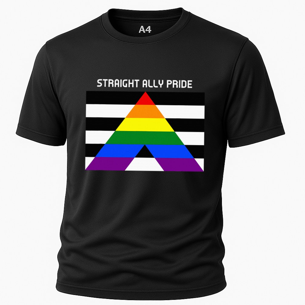 Straight Ally Pride Flag For Any Proud Heterosexual Ally Performance Shirt