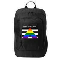 Straight Ally Pride Flag For Any Proud Heterosexual Ally City Backpack