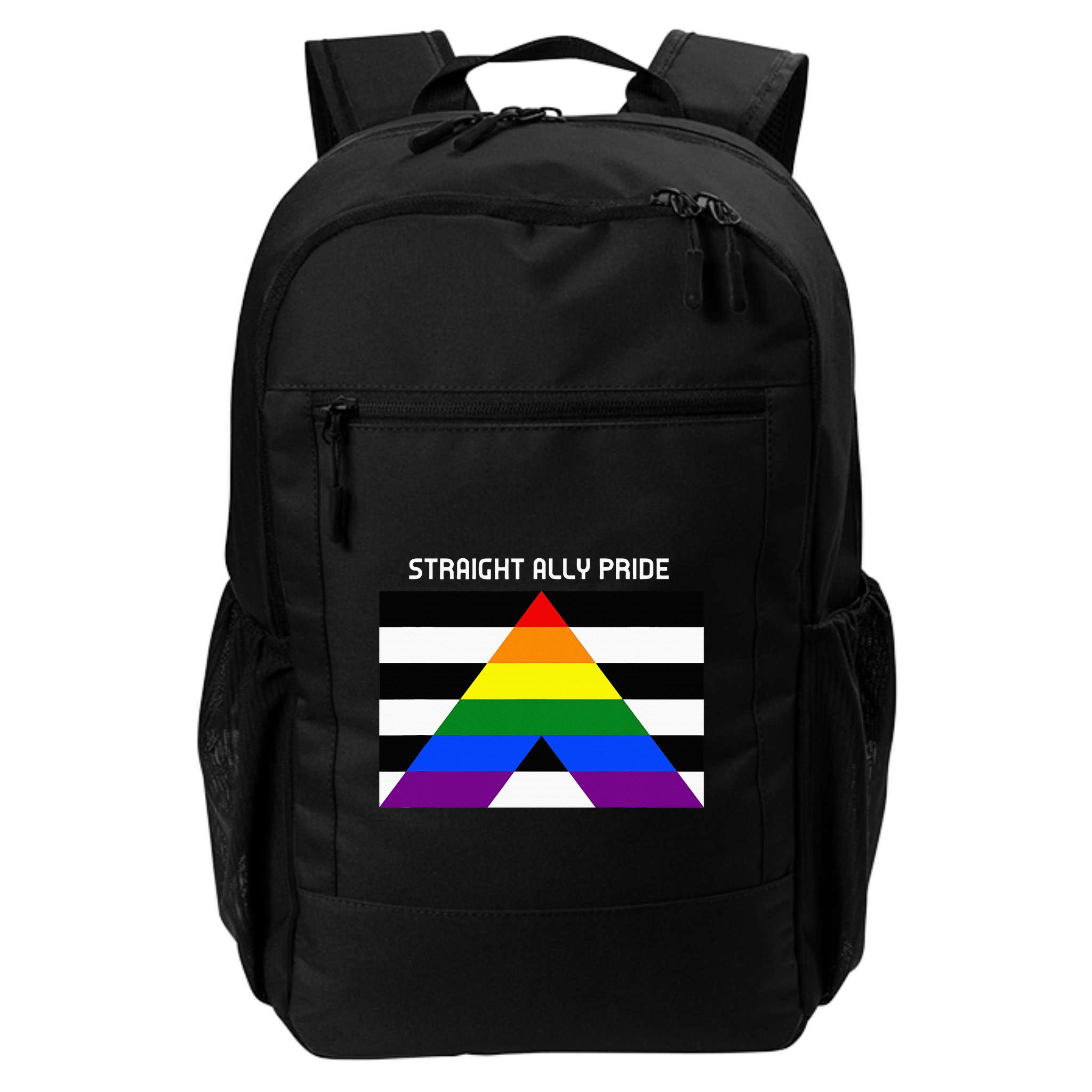 Straight Ally Pride Flag For Any Proud Heterosexual Ally Backpack