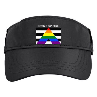 Straight Ally Pride Flag For Any Proud Heterosexual Ally Adult Drive Performance Visor