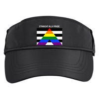 Straight Ally Pride Flag For Any Proud Heterosexual Ally Adult Drive Performance Visor