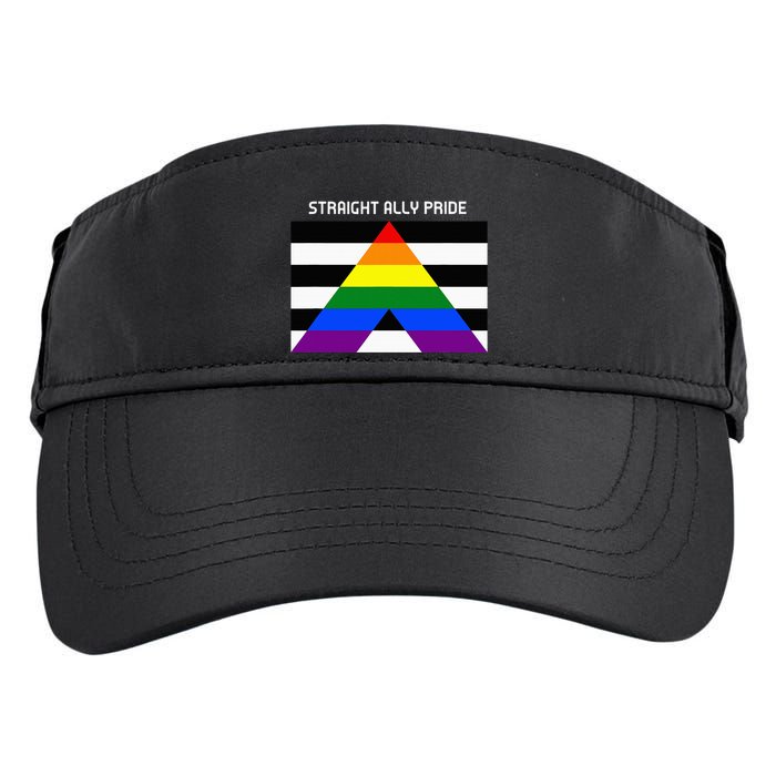 Straight Ally Pride Flag For Any Proud Heterosexual Ally Adult Drive Performance Visor
