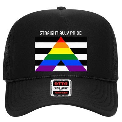 Straight Ally Pride Flag For Any Proud Heterosexual Ally Trucker Hat