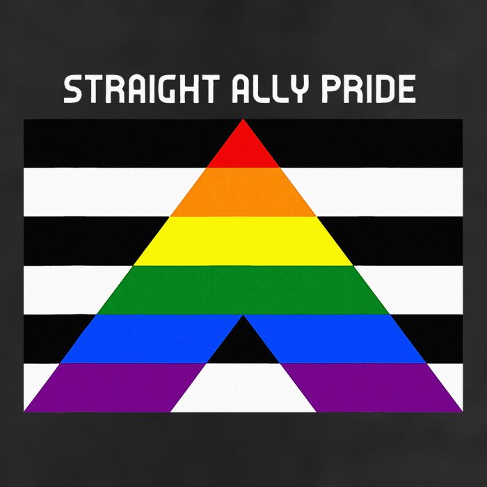 Straight Ally Pride Flag For Any Proud Heterosexual Ally Hat