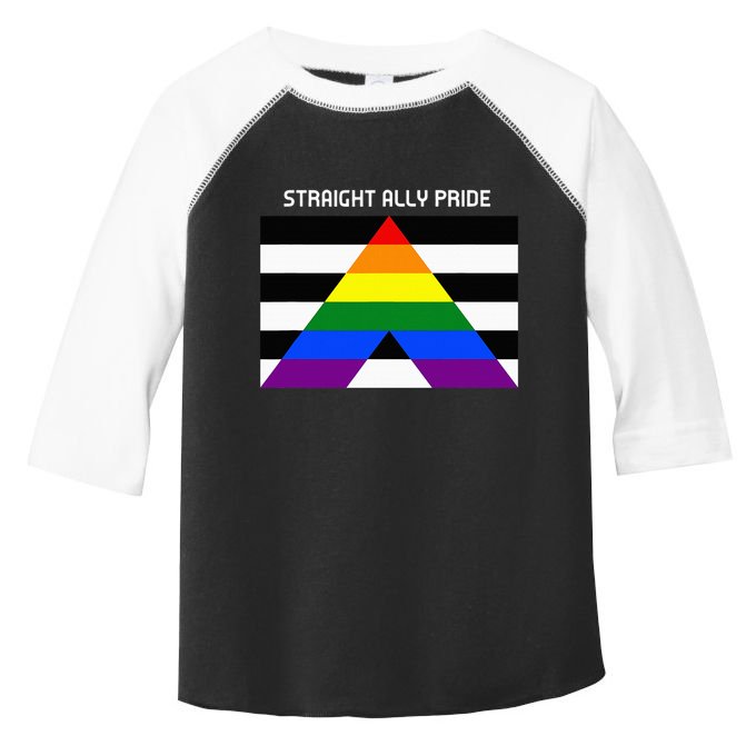 Straight Ally Pride Flag For Any Proud Heterosexual Ally Toddler Fine Jersey T-Shirt