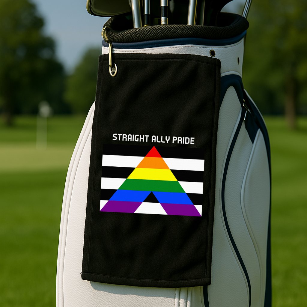 Straight Ally Pride Flag For Any Proud Heterosexual Ally Golf Towel