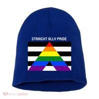 Straight Ally Pride Flag For Any Proud Heterosexual Ally Short Acrylic Beanie