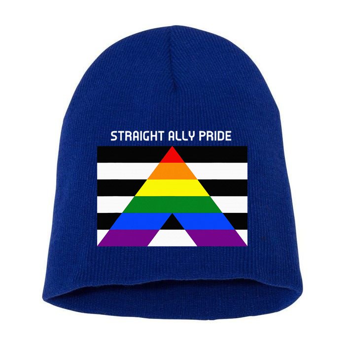 Straight Ally Pride Flag For Any Proud Heterosexual Ally Short Acrylic Beanie