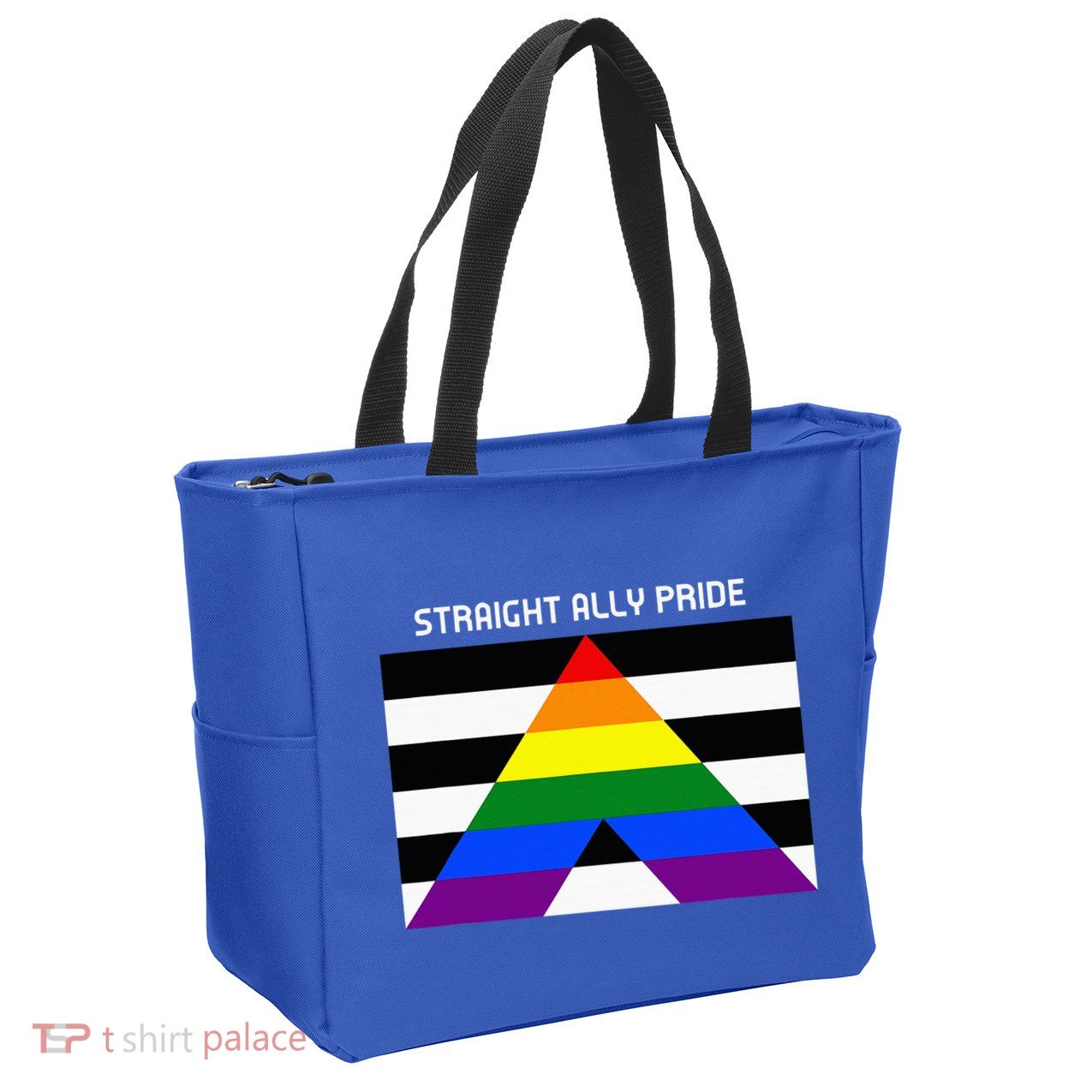Straight Ally Pride Flag For Any Proud Heterosexual Ally Zip Tote Bag