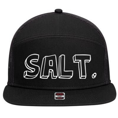 Salt And Pepper Salt Costume Couple Matching Meaningful Gift 7 Panel Mesh Trucker Snapback Hat