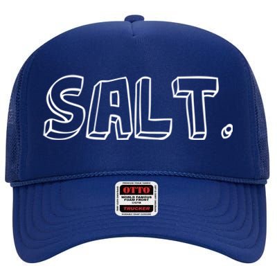 Salt And Pepper Salt Costume Couple Matching Meaningful Gift High Crown Mesh Back Trucker Hat