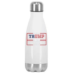 Save America Patriotic Theme Stainless Steel Insulated Water Bottle