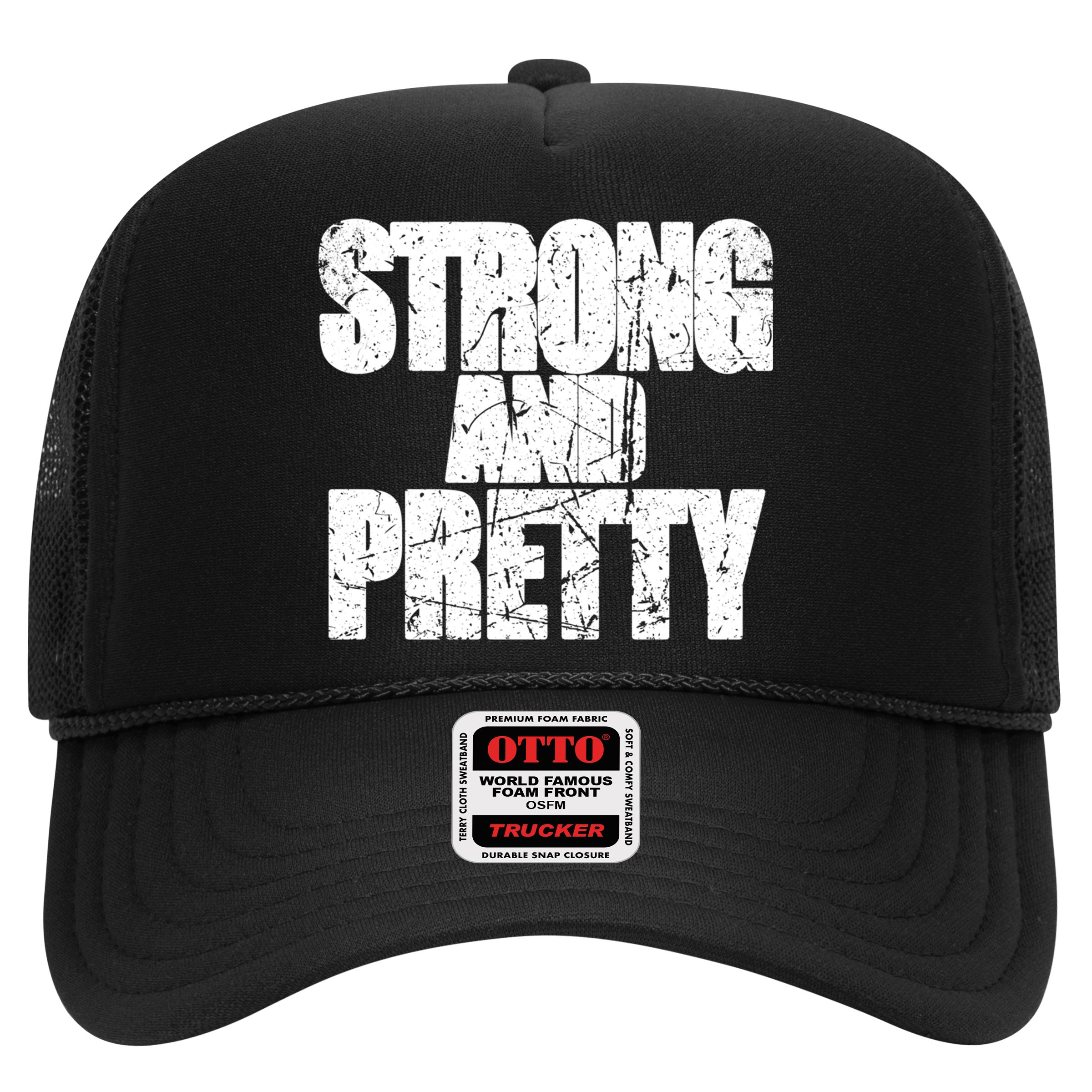 Strong And Pretty Fitness Gym Workout Weights Weightlifting Gift Hat
