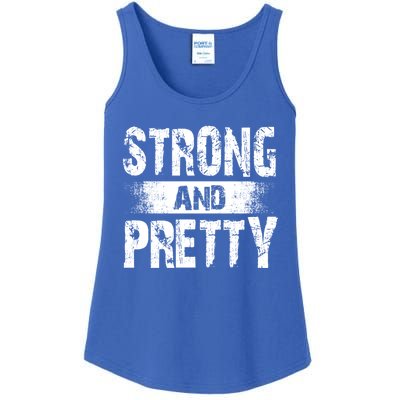 Strong And Pretty For Coaches And Strong Gift Ladies Essential Tank