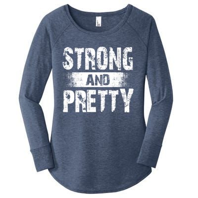 Strong And Pretty For Coaches And Strong Gift Women's Perfect Tri Tunic Long Sleeve Shirt