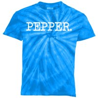 Salt And Pepper Shaker Funny Matching Halloween Gift Kids Tie-Dye T-Shirt