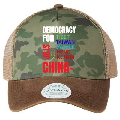Support And Protest For Taiwan Democracy And Independence Great Gift Legacy Tie Dye Trucker Hat