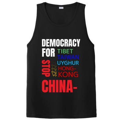 Support And Protest For Taiwan Democracy And Independence Great Gift PosiCharge Competitor Tank
