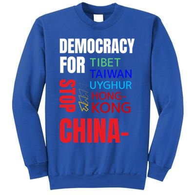 Support And Protest For Taiwan Democracy And Independence Great Gift Sweatshirt