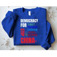 Support And Protest For Taiwan Democracy And Independence Great Gift Sweatshirt