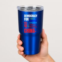 Support And Protest For Taiwan Democracy And Independence Great Gift Tumbler