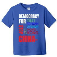 Support And Protest For Taiwan Democracy And Independence Great Gift Toddler T-Shirt
