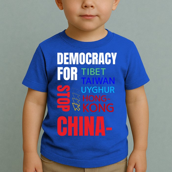 Support And Protest For Taiwan Democracy And Independence Great Gift Toddler T-Shirt