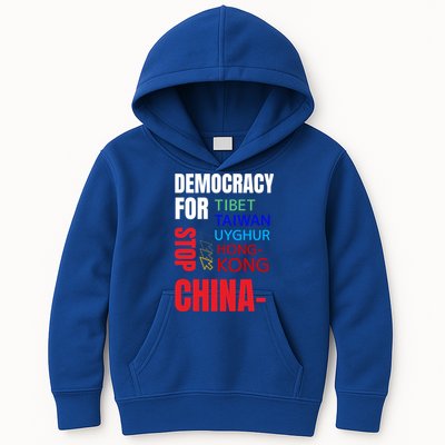 Support And Protest For Taiwan Democracy And Independence Great Gift Kids Hoodie