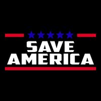 Save America Political Election Drawstring Bag