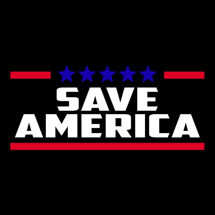 Save America Political Election Drawstring Bag