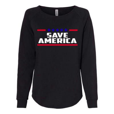 Save America Political Election Womens California Wash Sweatshirt