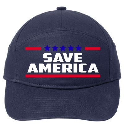 Save America Political Election 7-Panel Snapback Hat