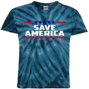 Save America Political Election Kids Tie-Dye T-Shirt