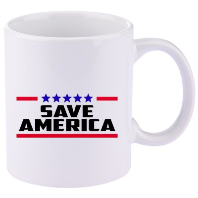 Save America Political Election 11oz C Handle Ceramic Mug