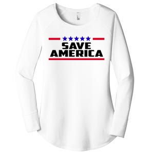 Save America Political Election Women's Perfect Tri Tunic Long Sleeve Shirt