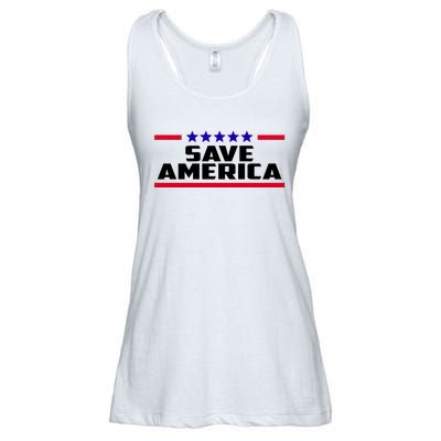 Save America Political Election Ladies Essential Flowy Tank