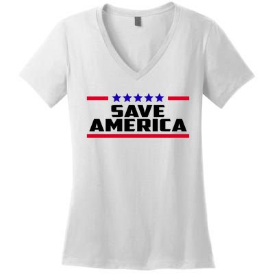 Save America Political Election Women's V-Neck T-Shirt