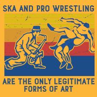 Ska And Pro Wrestling Are The Only Legitimate Forms Of Art Pom Pom 12in Knit Beanie