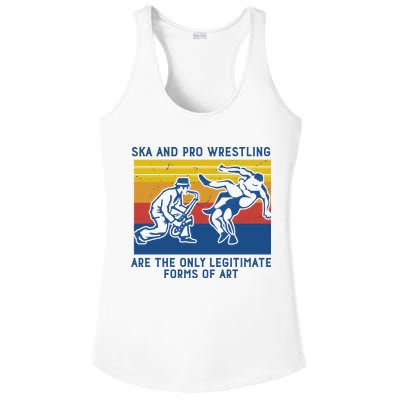 Ska And Pro Wrestling Are The Only Legitimate Forms Of Art Ladies PosiCharge Competitor Racerback Tank