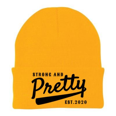 Strong And Pretty Gift Knit Cap Winter Beanie