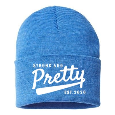 Strong And Pretty Gift Sustainable Knit Beanie