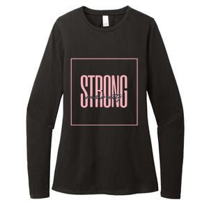 Strong And Pretty Great Gift Womens CVC Long Sleeve Shirt