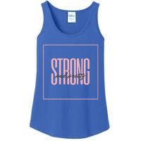 Strong And Pretty Great Gift Ladies Essential Tank