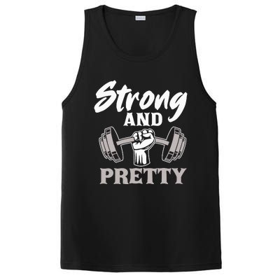 Strong And Pretty Gym Fitness Sport Bodybuilding PosiCharge Competitor Tank