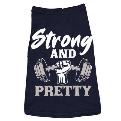 Strong And Pretty Gym Fitness Sport Bodybuilding Doggie Tank