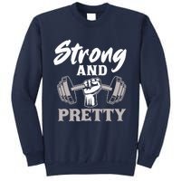 Strong And Pretty Gym Fitness Sport Bodybuilding Sweatshirt